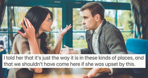 Man asks if he's wrong to defend 'sexist' tradition over his GF at restaurant.