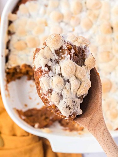 Sweet Potato Casserole with Marshmallows