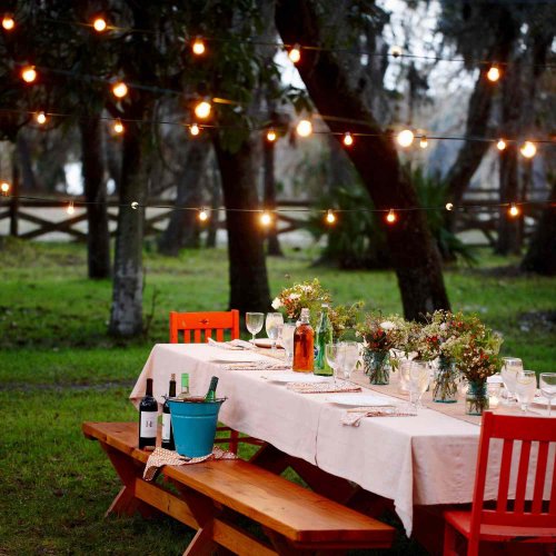 Our Favorite Ways To Hang Outdoor String Lights