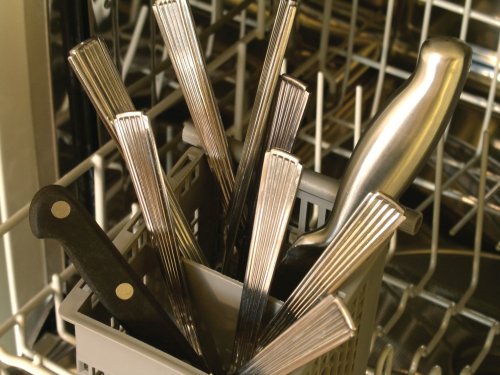 Should You Point Silverware Up Or Down In The Dishwasher?