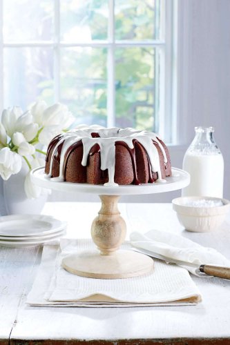 Triple-Chocolate Buttermilk Pound Cake Recipe