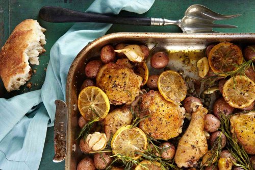 Lemon-Rosemary-Garlic Chicken And Potatoes