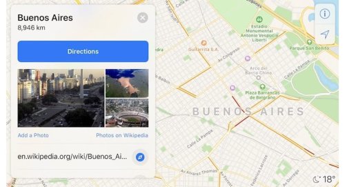 Argentina ya dispone de información sobre el estado del tráfico en los Mapas de Apple