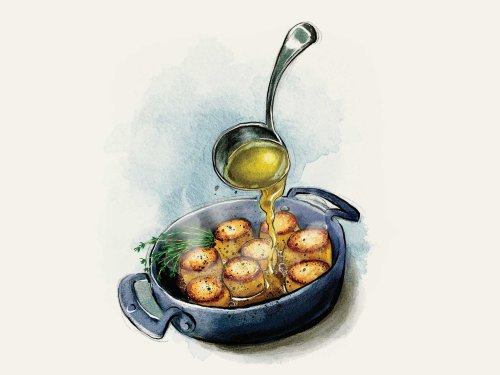 The simple elegance of fondant potatoes