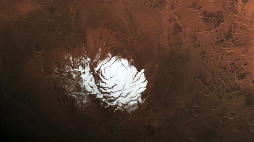Mars-Südpol: Doch kein flüssiges Wasser unter dem Eis?