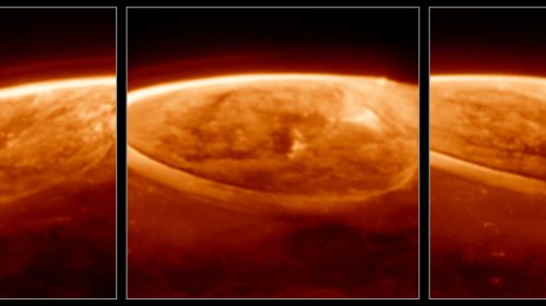 Jupiters Nordlichter im Infraroten