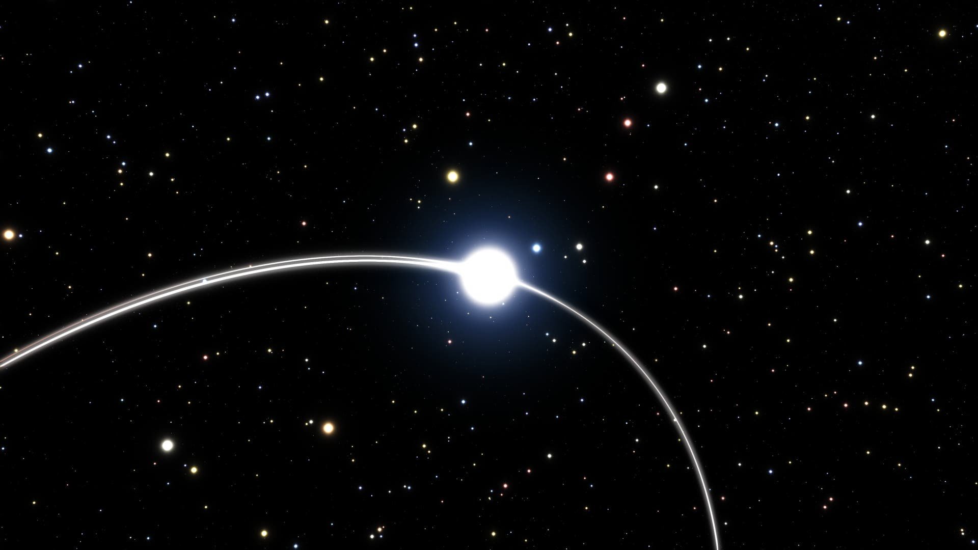 Galaktisches Zentrum: Einsteineffekt an Stern um Schwarzes Loch nachgewiesen