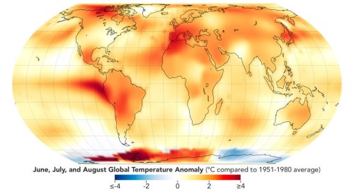 #Klimakrise – Der Sommer 2023 ist global gesehen der heißeste seit Beginn der Aufzeichnungen