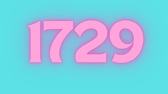 Vergesst die 42, die Lieblingszahl von Nerds ist 1729