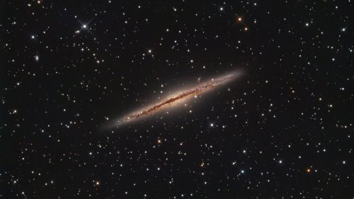 NGC 891 aus den Anfangsjahren meiner CCD-Fotografie