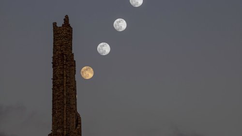 Snow Moon rising sequence