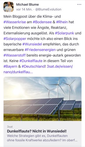 Solarpunk und Solarpopper. Wasserstoff-Hoffnung Wunsiedel, Bayern