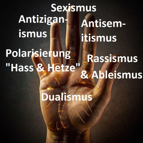 Die Hand des feindseligen Dualismus: Was Antisemitismus, Rassismus und Sexismus verbindet