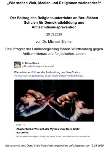 Ein Komposita-Text gegen die Deep State-Verschwörungsmythen in der Welt