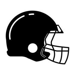 Football Helmet Free DXF File - Speypers.com - Free Download Templates For Cutting on CNC Laser Router Plasma Silhouette Cricut Paper Crafts DiY Stickers Vectors Files DXF CDR Woodwork Plotter Tattoo