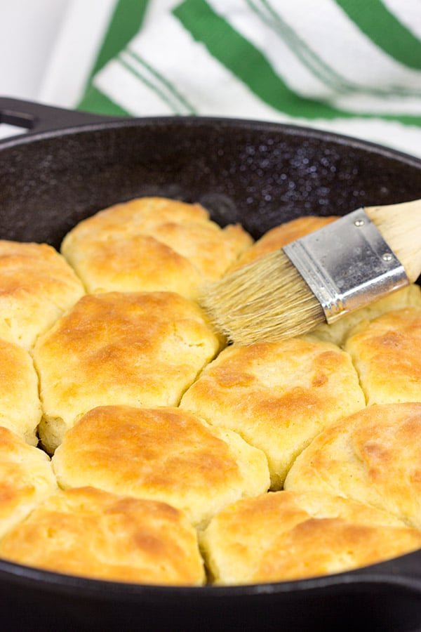 Cast Iron Skillet Biscuits | Spicedblog
