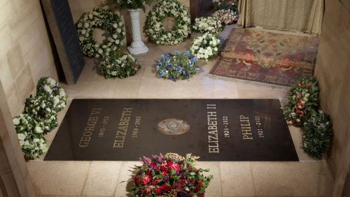 Schwarzer Marmor: So sieht die Grabplatte der Queen aus