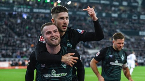 Fußball-Bundesliga: Gladbach dominiert gegen Bremen, aber Ducksch beschert Werder einen Punkt