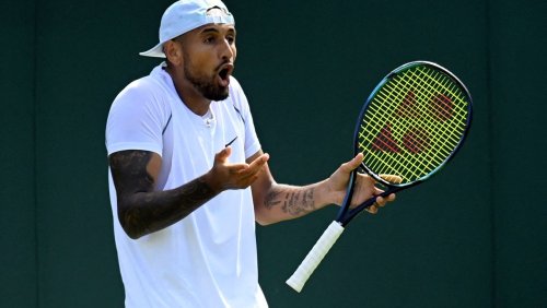 Ausraster in Wimbledon: Tennisprofi Kyrgios bespuckt einen Zuschauer