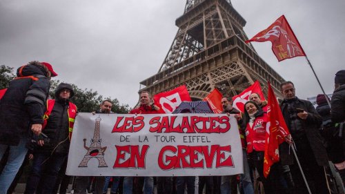 Eiffelturm wegen Streiks weiter geschlossen 