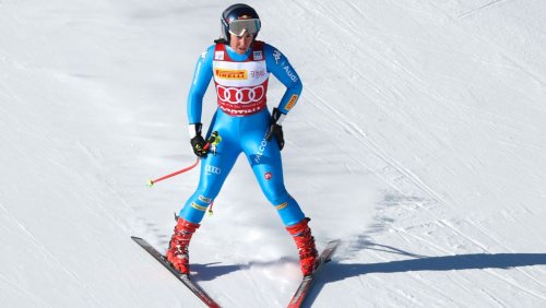 Weltklasse-Speedfahrerin Goggia in Cortina: Am Samstag gewonnen, am Sonntag schwer gestürzt