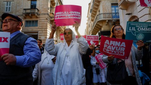 Auf Malta: Tausende Menschen demonstrieren gegen Lockerung des Abtreibungsverbots