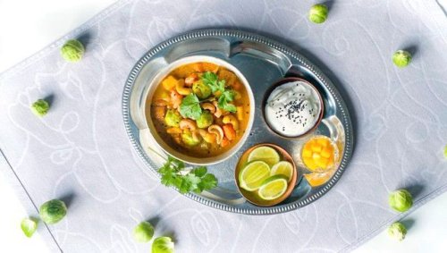 Nervennahrung: Heute gibt es Rosenkohl-Mango-Curry