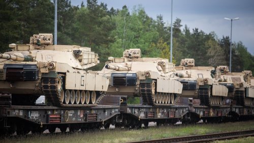 Truppenübungsplatz in Bayern: In Grafenwöhr trainieren ukrainische Soldaten jetzt mit Abrams-Panzern