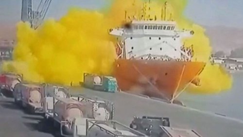 Explosion im jordanischen Hafen Akaba: Mindestens zehn Tote und 200 Verletzte bei Giftgas-Unfall