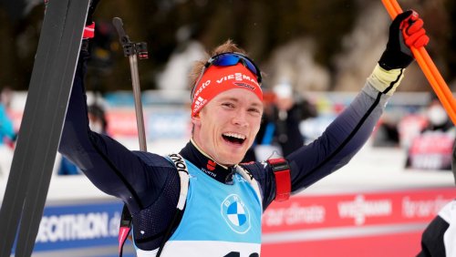 Biathlon-Massenstart in Antholz: Doll gewinnt die Olympia-Generalprobe