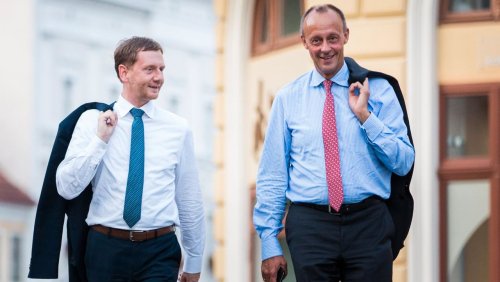 Kampf um CDU-Vorsitz: Kretschmer plädiert für Merz als Parteichef