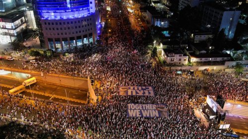 Staatskrise in Israel: Erneut protestieren Zehntausende gegen die Netanyahu-Regierung