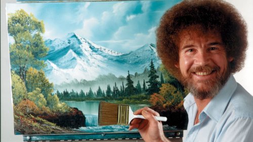 »A Walk in the Woods«: Erstes Gemälde von TV-Maler Bob Ross steht für zehn Millionen Dollar zum Verkauf