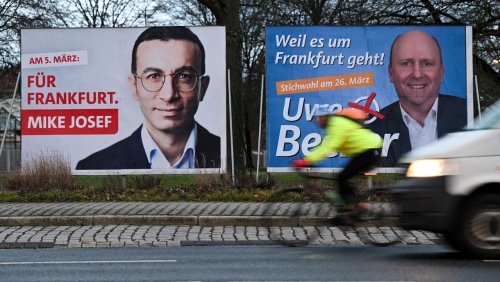 Sieger in der Stichwahl: SPD-Kandidat Mike Josef gewinnt Oberbürgermeister-Wahl in Frankfurt