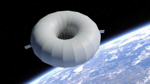   
  Die wilde Reise des fliegenden Donuts 