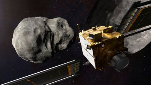 »Dart«-Mission der Nasa: So sieht die Kollision mit einem Asteroiden aus
