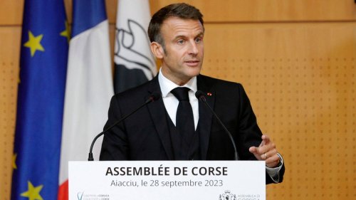 Rede vor Regionalparlament: Macron stellt Korsika Autonomie in Aussicht