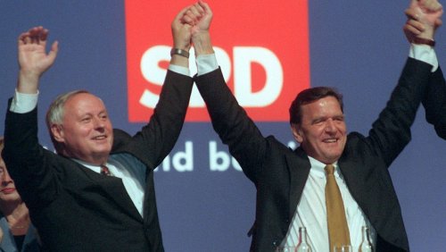 Lafontaine und Schröder: Wie eine Männerfeindschaft die politische Landschaft veränderte