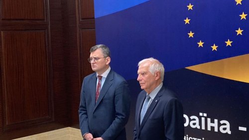 Historisches Treffen: Alle 27 EU-Außenminister nach Kiew gereist