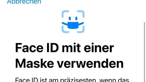 iPhone-Update für Face ID: Gesichtserkennung von Apple funktioniert bald auch mit Masken