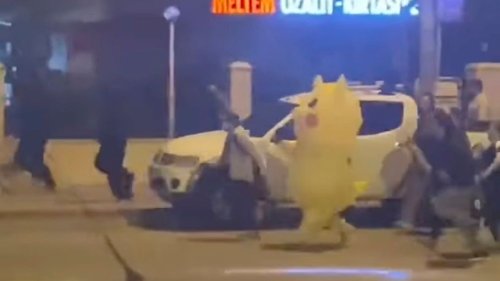 Ein wildes Pikachu wurde bei Protesten gegen Erdoğan gesichtet 