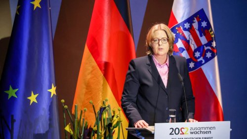 Festakt zum Tag der Deutschen Einheit: Bärbel Bas fordert konstruktiven Streit bei Reizthemen