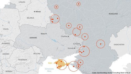 Russische Truppenbewegung: Wie Moskau die Ukraine einkreist