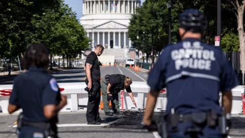 Washington: Mann fährt in Absperrung am US-Kapitol und erschießt sich selbst