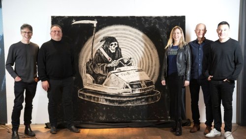 Sensenmann im Autoscooter: Banksy-Kunstwerk bringt zwei Millionen Dollar