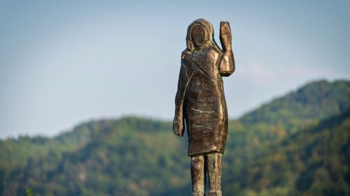 Melania-Trump-Statue in Slowenien gestohlen 