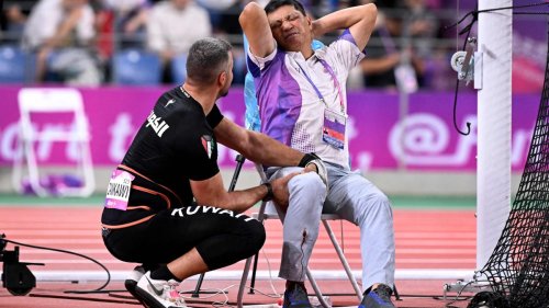 Unfall bei Asienspielen: Hammer-Fehlwurf bricht Kampfrichter das Bein