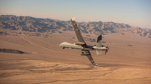   
  Fregatte »Hessen« feuert irrtümlich auf Reaper-Drohne der USA 