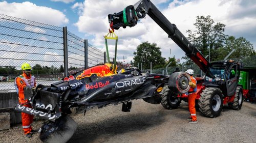 Ein schockierender Crash und ein Debakel für Ferrari 