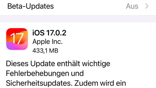 iOS, iPadOS, watchOS und macOS: Apple veröffentlicht Updates für Updates